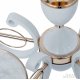Подвесная люстра Arte Milano Florentia-3097 303097/5 Wh/Gd
