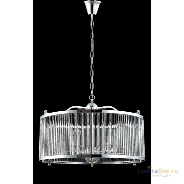 Подвесная люстра Crystal Lux Tadeo TADEO SP6 D600 CHROME/TRANSPARENTE