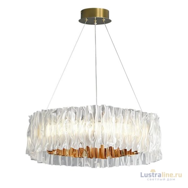 Подвесная люстра DeLight Collection Accordeon 10310P-780 white/gold Подвесная люстра DeLight Collection Accordeon 10310P-780 white/gold