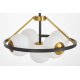 Подвесная люстра Lumina Deco Donzano LDP 8034-5 BK+WT