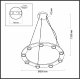 Подвесная люстра Odeon Light Turman 6631/75L
