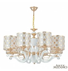 Подвесная люстра Arte Milano Florentia-3097 303097/8 Wh/Gd