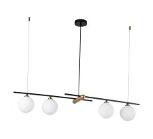 Подвесная люстра Indigo Opaco 11015/4P Black V000153