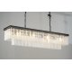 Подвесная люстра Delight Collection 1920s Odeon KR0387P-12C/P black/frost