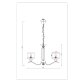 Подвесная люстра Arte Lamp Alhena A4091LM-5CC