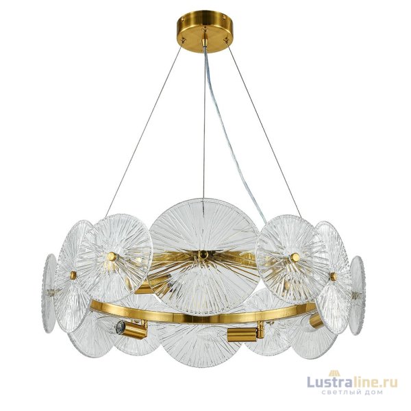 Подвесная люстра Indigo Miele 12021/6P Brass V000604