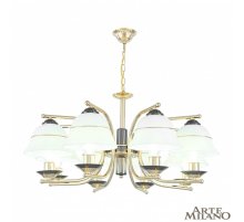 Подвесная люстра Arte Milano Florentia-1240 301240/8 Bk/Gd