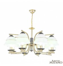 Подвесная люстра Arte Milano Florentia-1240 301240/8 Bk/Gd