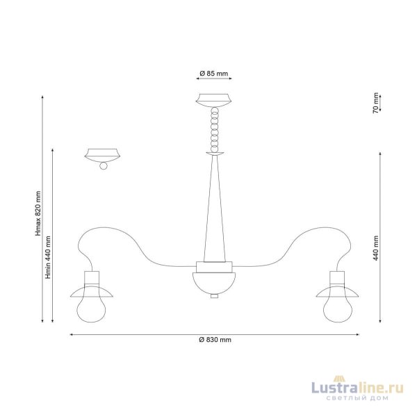 Подвесная люстра Lucia Tucci Natura 188.12 LED Подвесная люстра Lucia Tucci Natura 188.12 LED