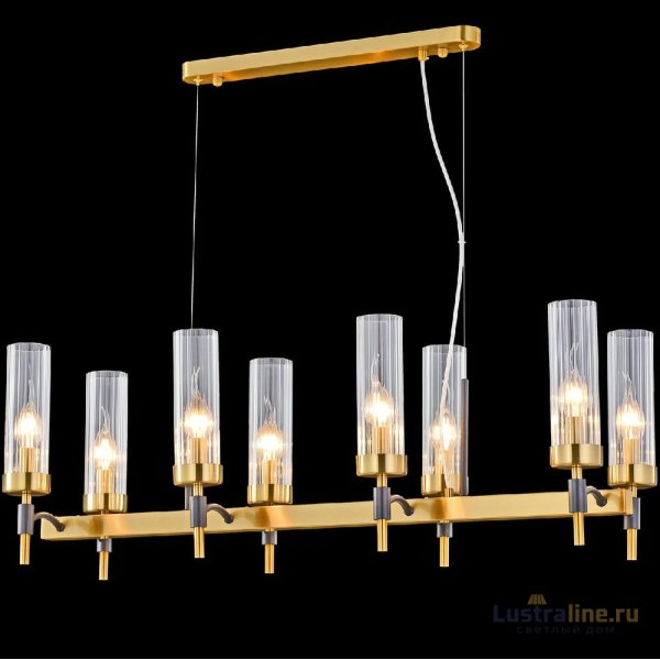 Подвесная люстра Illumico IL5177-8LLS-29 BRASS TUBO
