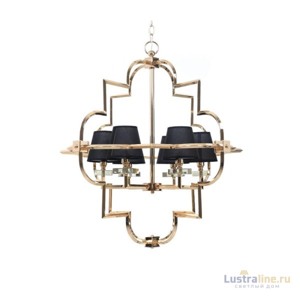 Подвесная люстра Lumina Deco Baltimore LDP 8020-6 GD+BK