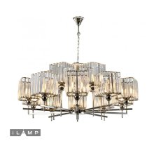 Подвесная люстра iLamp Staten Island P9514-10+5 Nickel