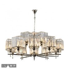 Подвесная люстра iLamp Staten Island P9514-10+5 Nickel