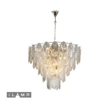 Подвесная люстра iLamp Gramercy P2548-18 Nickel