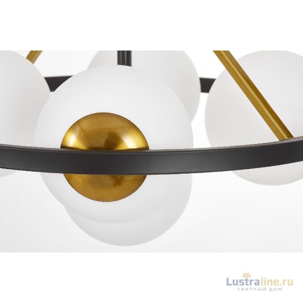 Подвесная люстра Lumina Deco Donzano LDP 8034-5 BK+WT