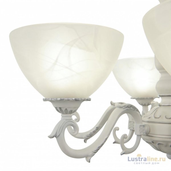 Подвесная люстра Arte Milano 340518/6 WT+SL Подвесная люстра Arte Milano 340518/6 WT+SL