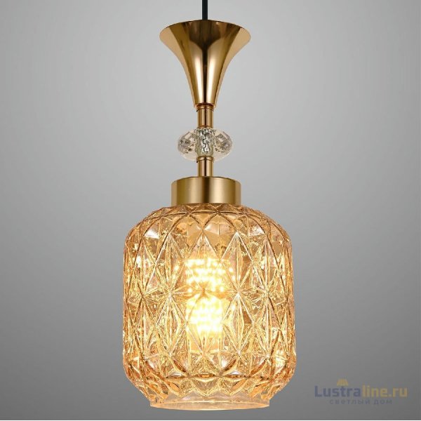 Подвесная люстра Reluce 02003-0.9-05L AMBER Подвесная люстра Reluce 02003-0.9-05L AMBER
