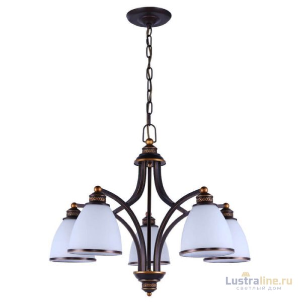 Подвесная люстра Arte Lamp Bonito A9518LM-5BA Подвесная люстра Arte Lamp Bonito A9518LM-5BA