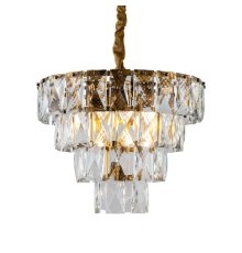 Подвесная люстра Delight Collection Amazone KG1113P-7 brass/clear