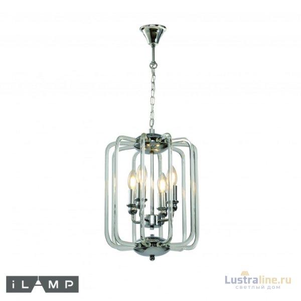 Подвесная люстра iLamp Mono P2481-4 Chrome Подвесная люстра iLamp Mono P2481-4 Chrome