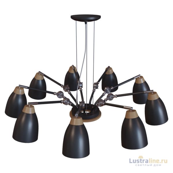 Подвесная люстра LOFT IT Watchman Loft4402/9Bl