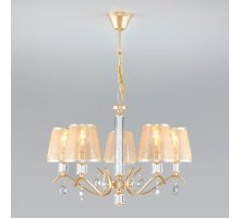 Подвесная люстра Eurosvet 60103/5 перламутровое золото