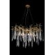 Подвесная люстра Crystal Lux Reina REINA SP8 D1000 GOLD PEARL