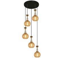 Подвесная люстра Reluce 02001-0.9-05 AMBER