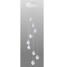Подвесная люстра Crystal Lux Gaspar GASPAR SP9 D300 WHITE