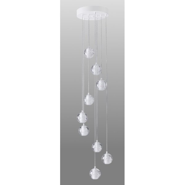 Подвесная люстра Crystal Lux Gaspar GASPAR SP9 D300 WHITE