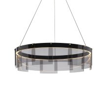 Подвесная люстра Delight Collection Stratos D8825P/M black/smoky Подвесная люстра Delight Collection Stratos D8825P/M black/smoky