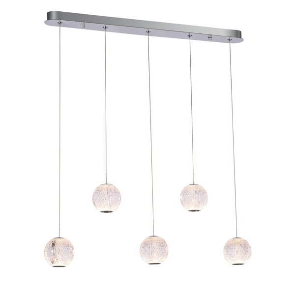 Подвесная люстра Delight Collection Elliot Diamante MD20001012-5B chrome
