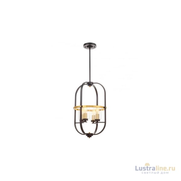Подвесная люстра Lumina Deco Monterey LDP 1141-4 BK+MD