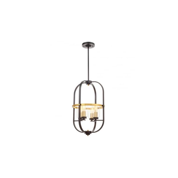 Подвесная люстра Lumina Deco Monterey LDP 1141-4 BK+MD