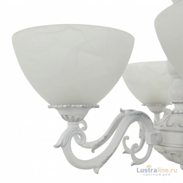 Подвесная люстра Arte Milano 340518/6 WT+SL Подвесная люстра Arte Milano 340518/6 WT+SL