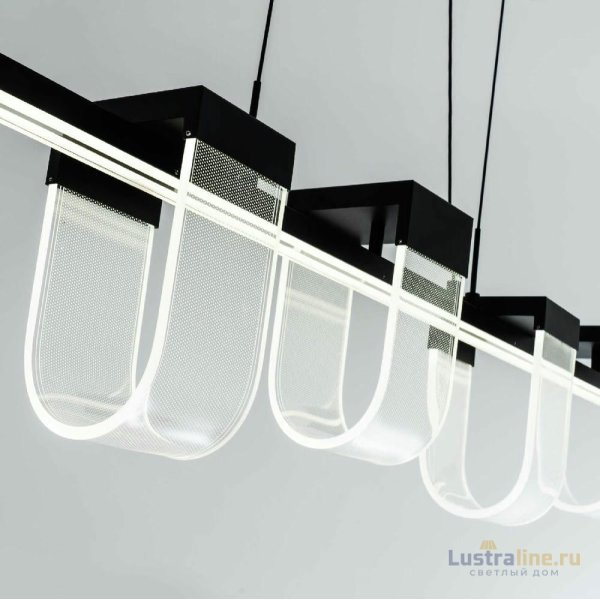 Подвесная люстра LED4U L7707-1200 BK