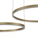 Подвесная люстра Indigo Galass 14001/2P Gold V000011L