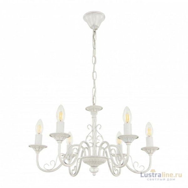 Подвесная люстра Arte Milano 342620/6 WT+SL Подвесная люстра Arte Milano 342620/6 WT+SL