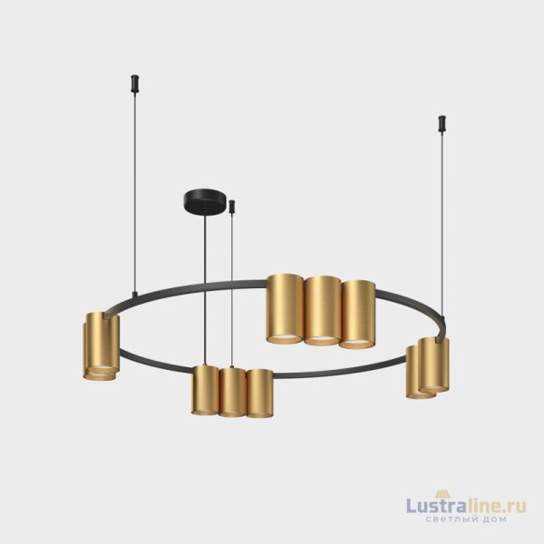 Подвесная люстра Denkirs Orbit DK4065-BK+SG