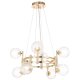 Подвесная люстра Crystal Lux LUXURY SP8 GOLD