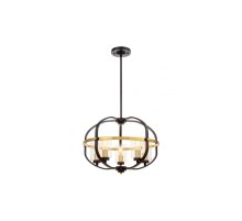 Подвесная люстра Lumina Deco Monterey LDP 1141-5 BK+MD