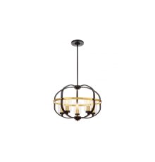 Подвесная люстра Lumina Deco Monterey LDP 1141-5 BK+MD