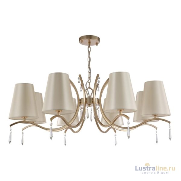 Подвесная люстра Crystal Lux Renata SP8 Gold
