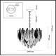 Подвесная люстра Odeon Light Lace 5052/8