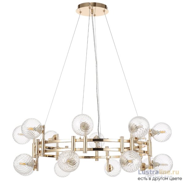 Подвесная люстра Crystal Lux LUXURY SP16 GOLD