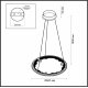 Подвесная люстра Odeon Light Hightech Cayon 7002/44L