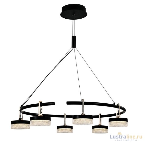 Подвесная люстра Delight Collection P0855-6C black