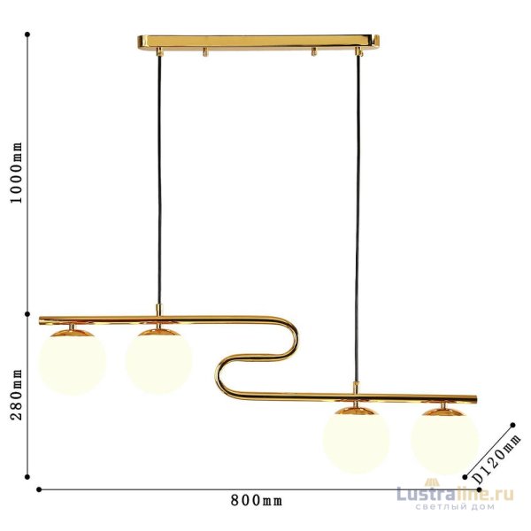 Подвесная люстра F-Promo Collana 4037-4P Подвесная люстра F-Promo Collana 4037-4P