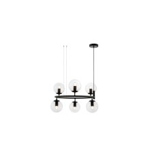 Подвесная люстра Lumina Deco Ceredo LDP 6034-6 RND BK