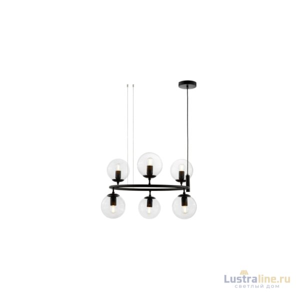 Подвесная люстра Lumina Deco Ceredo LDP 6034-6 RND BK